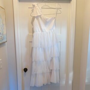 NWT Show Me Your Mumu White Toille Dress